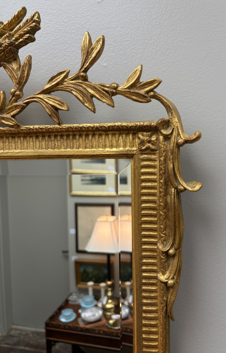 Carvers' Guild Gold Gilt Beveled 'French Hunt' Mirror Carvers' Guild Gold Gilt Beveled 'French Hunt' Mirror
