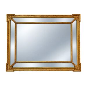 Friedman Brothers-Attributed Neoclassical Gilt Beveled Panel Wall Mirror – Vertical or Horizontal