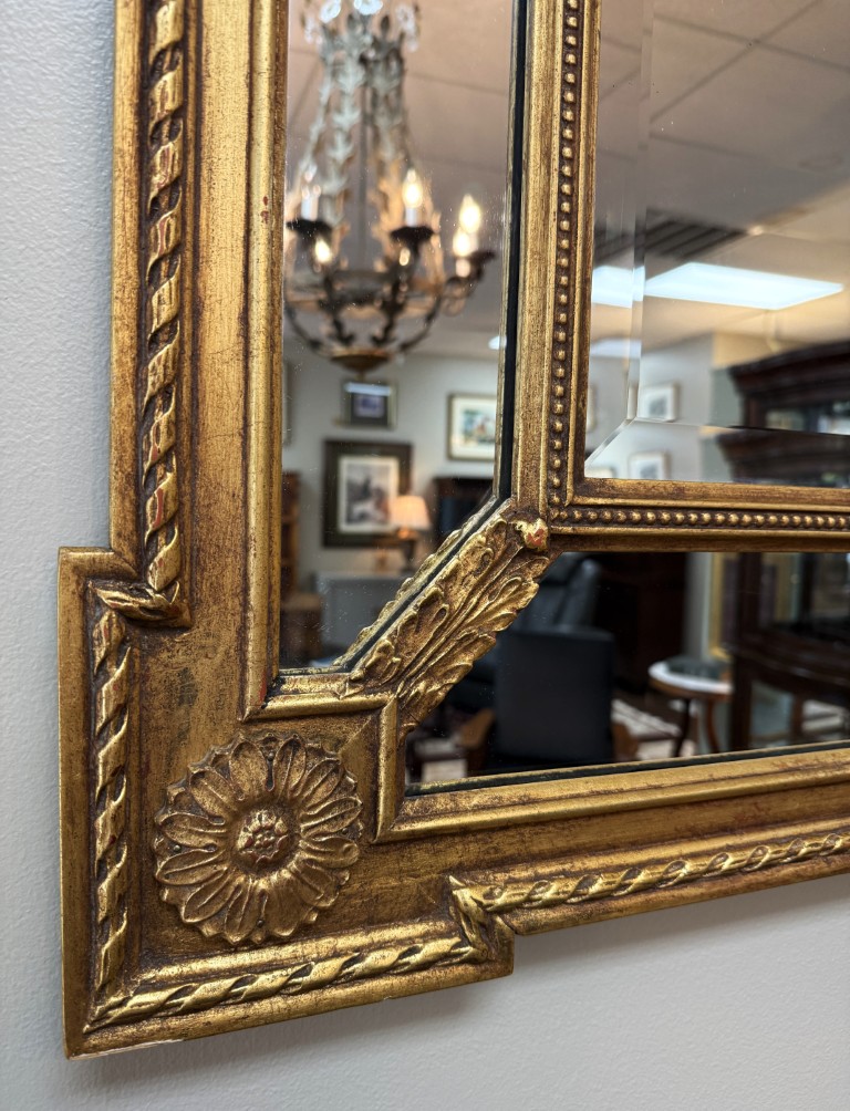 Friedman Brothers-Attributed Neoclassical Gilt Beveled Panel Wall Mirror – Vertical or Horizontal Friedman Brothers-Attributed Neoclassical Gilt Beveled Panel Wall Mirror – Vertical or Horizontal