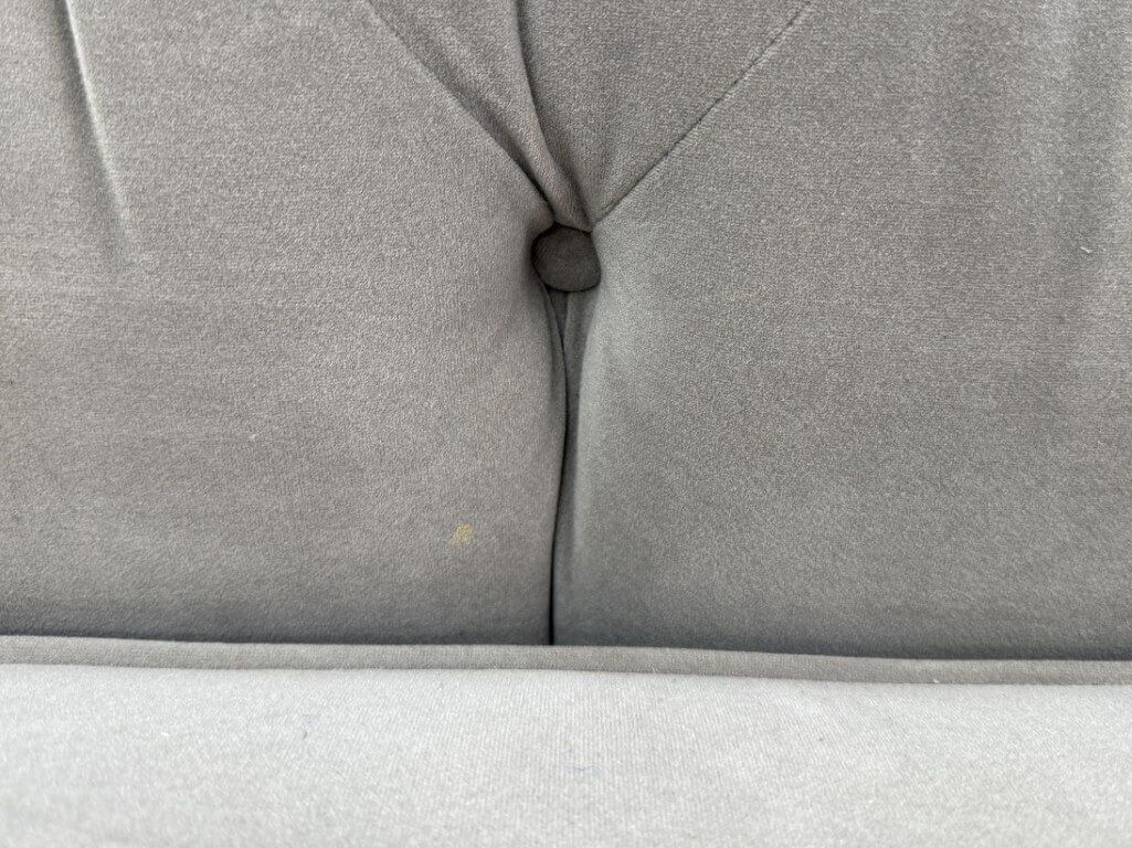 Stickley Greige Upholstered and Tufted Draper Sofa Stickley Greige Upholstered and Tufted Draper Sofa