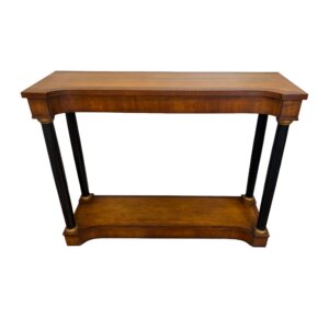 Drexel Banded Satinwood Neoclassical Console Table
