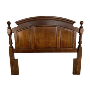 Cherry Paneled Queen/Full Size Headboard with Turned Posts