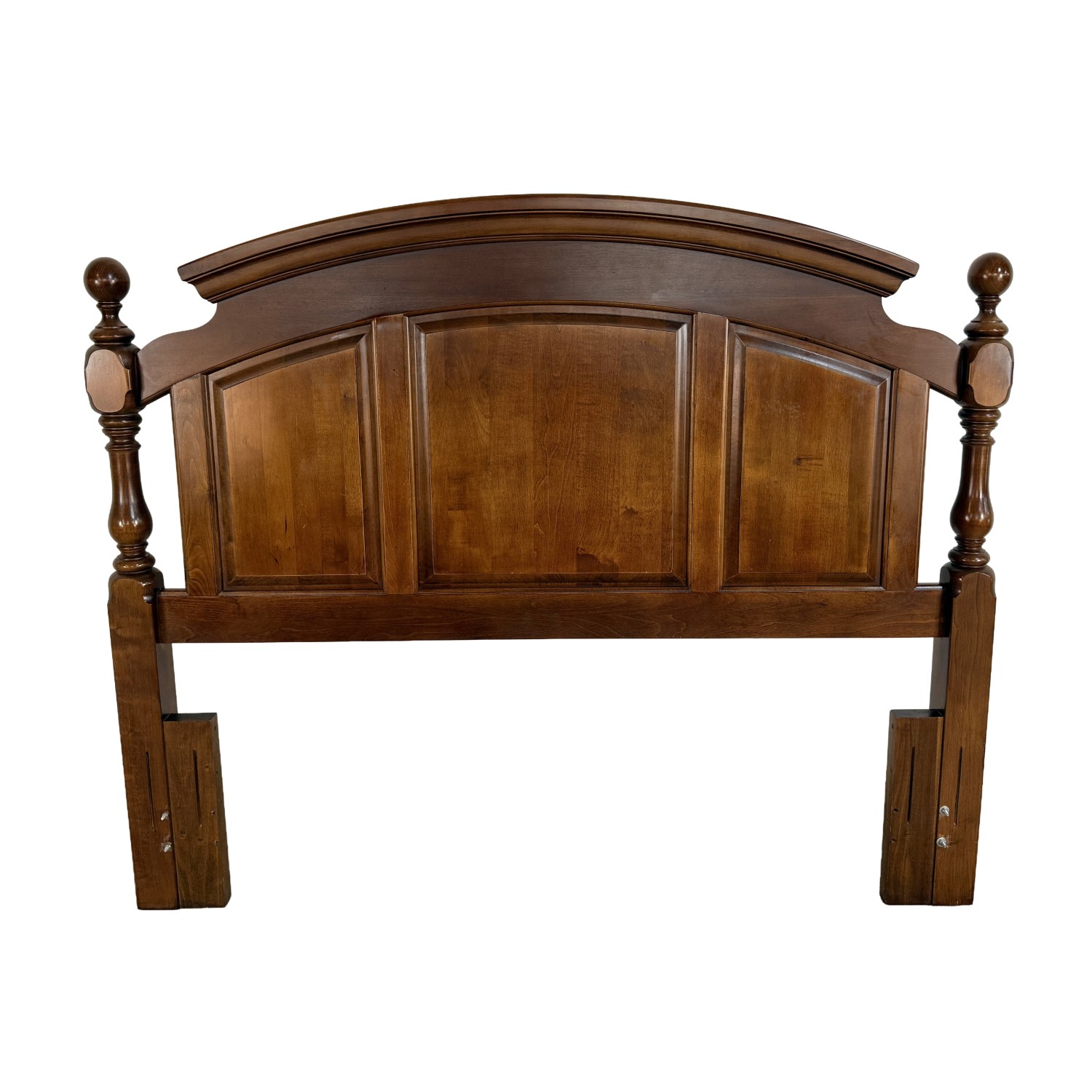 Cherry Paneled Queen/Full Size Headboard with Turned Posts Cherry Paneled Queen/Full Size Headboard with Turned Posts