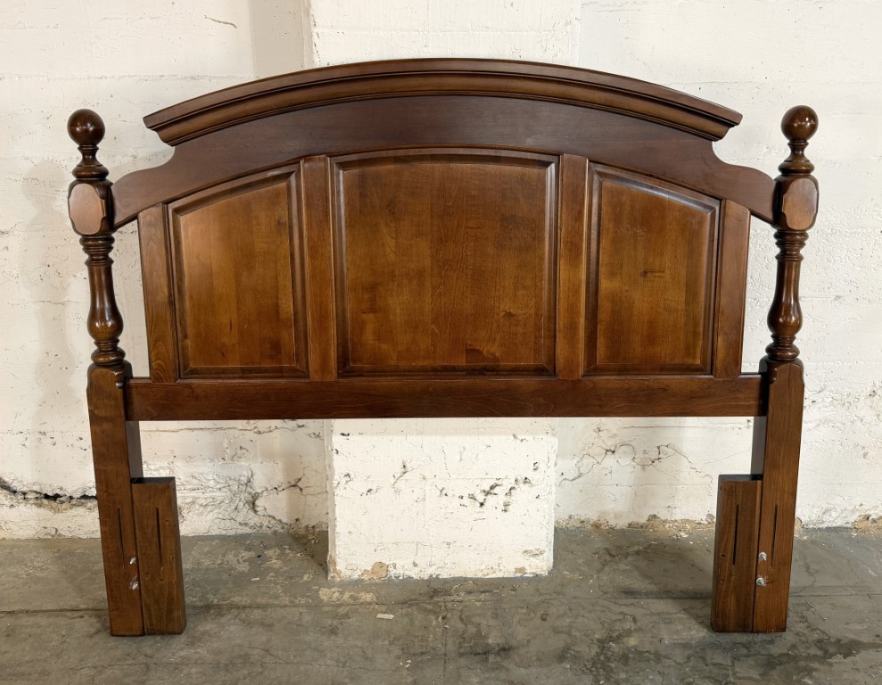 Cherry Paneled Queen/Full Size Headboard with Turned Posts Cherry Paneled Queen/Full Size Headboard with Turned Posts