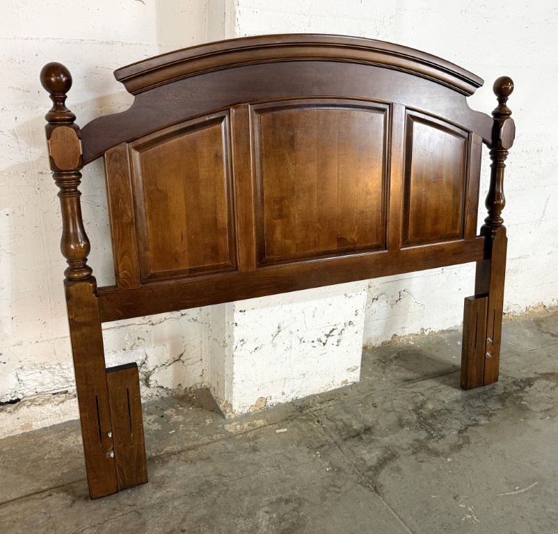Cherry Paneled Queen/Full Size Headboard with Turned Posts Cherry Paneled Queen/Full Size Headboard with Turned Posts