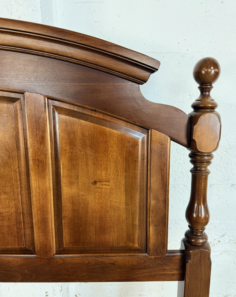Cherry Paneled Queen/Full Size Headboard with Turned Posts Cherry Paneled Queen/Full Size Headboard with Turned Posts