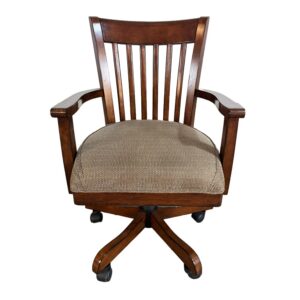 Riverside Furniture Traditional Wood Swivel Desk Chair