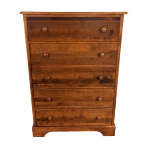 Cherry Five-Drawer Chest of Drawers
