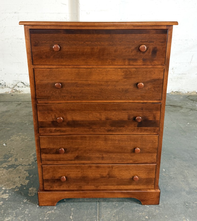 Cherry Five-Drawer Chest of Drawers Cherry Five-Drawer Chest of Drawers