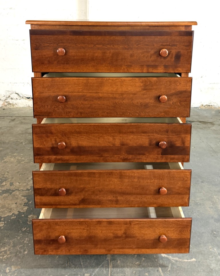 Cherry Five-Drawer Chest of Drawers Cherry Five-Drawer Chest of Drawers