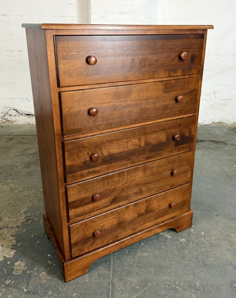 Cherry Five-Drawer Chest of Drawers Cherry Five-Drawer Chest of Drawers