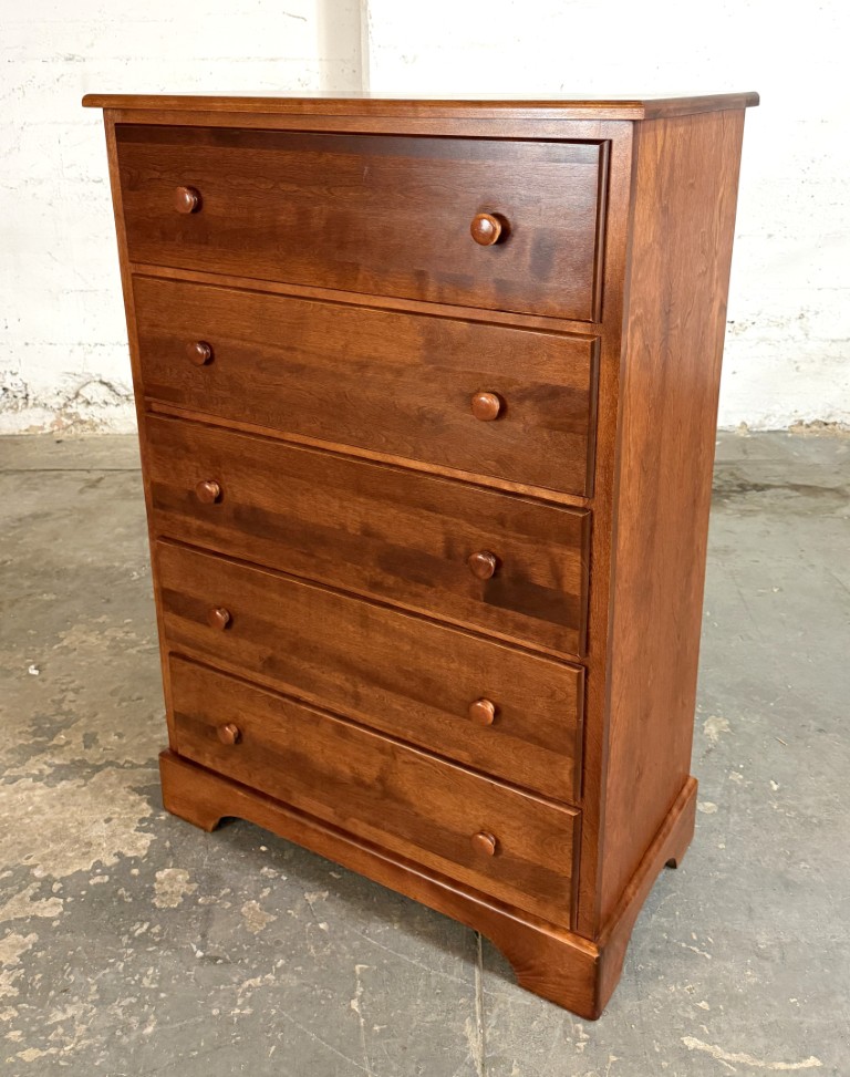 Cherry Five-Drawer Chest of Drawers Cherry Five-Drawer Chest of Drawers