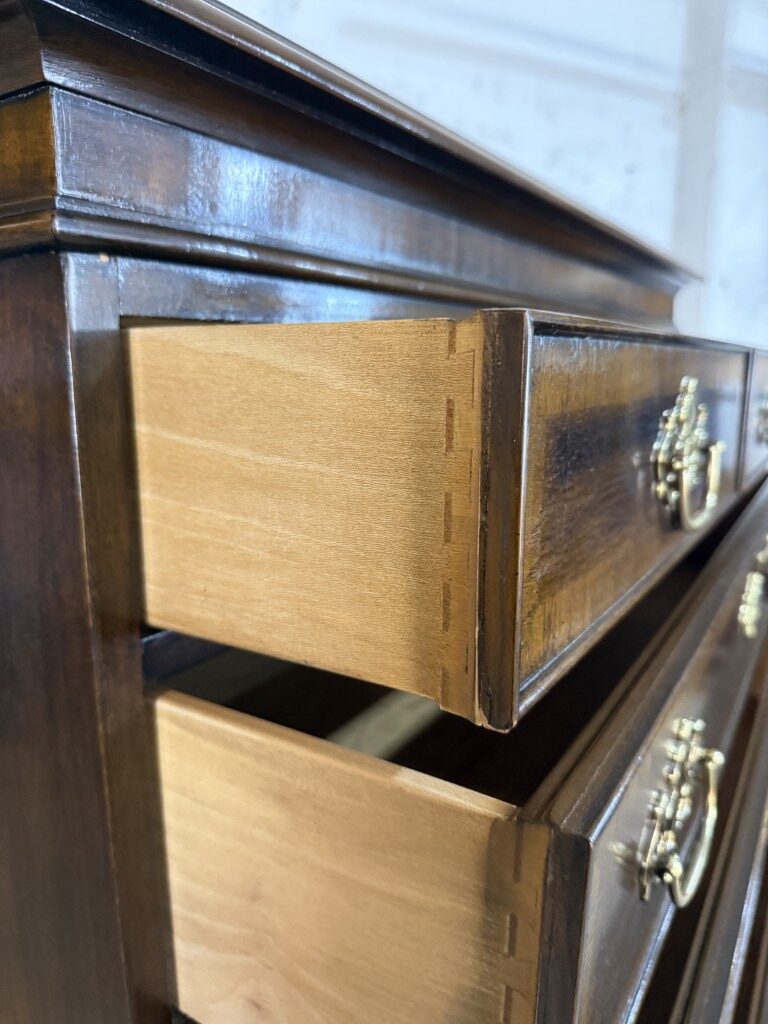 Drexel 18th Century Collection Banded Chest of Drawers Drexel 18th Century Collection Banded Chest of Drawers