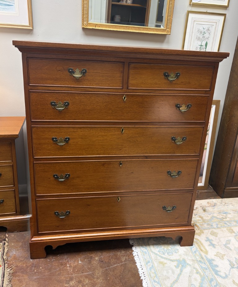 Craftique Chest with Dresser and Mirror and Nightstand Craftique Chest with Dresser and Mirror and Nightstand