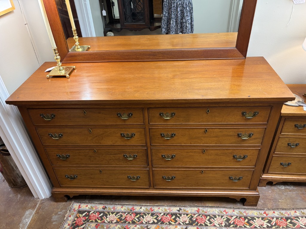 Craftique Chest with Dresser and Mirror and Nightstand Craftique Chest with Dresser and Mirror and Nightstand
