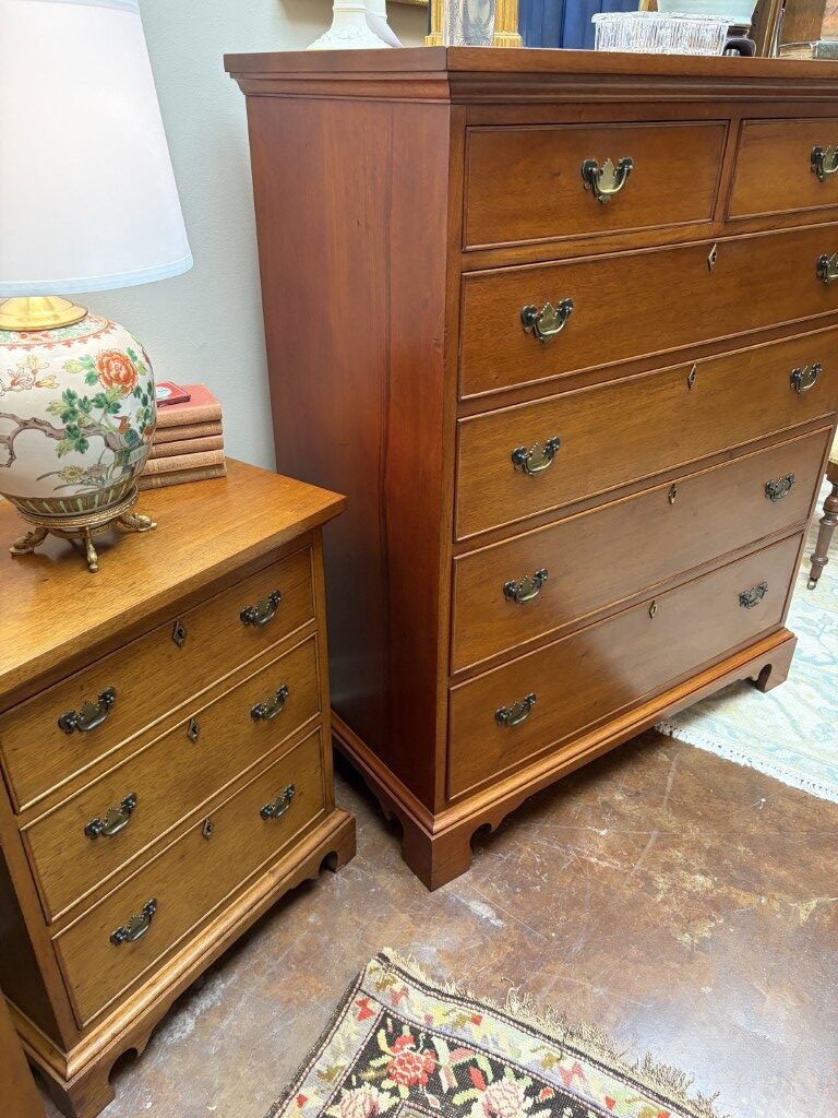Craftique Chest with Dresser and Mirror and Nightstand Craftique Chest with Dresser and Mirror and Nightstand