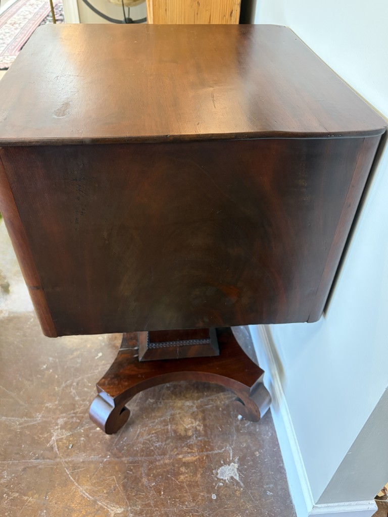 19th Century Mahogany Empire Style Three Drawer Stand/Nightstand 19th Century Mahogany Empire Style Three Drawer Stand/Nightstand