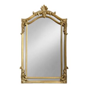 Gold Acanthus Crest Mirror