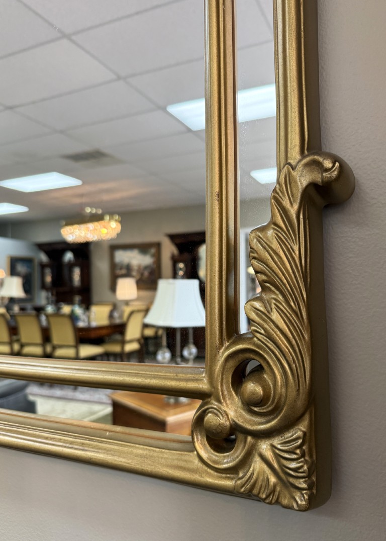 Gold Acanthus Crest Mirror Gold Acanthus Crest Mirror