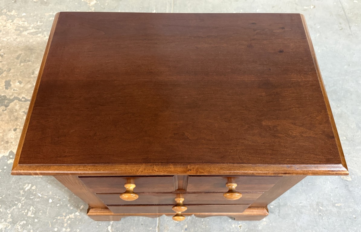 Cherry Nightstand with Paneled Drawer Fronts Cherry Nightstand with Paneled Drawer Fronts