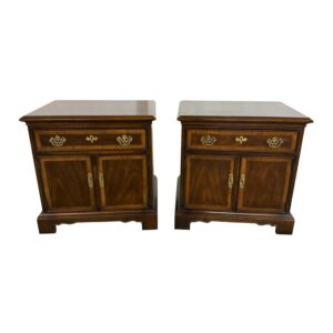 Pair of Drexel 18th Century Collection Nightstands