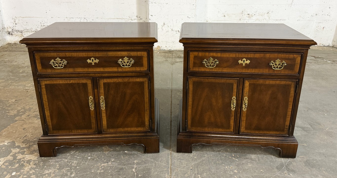 Pair of Drexel 18th Century Collection Nightstands Pair of Drexel 18th Century Collection Nightstands