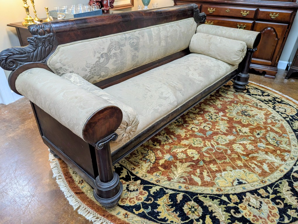 American Empire Sofa Attributed to Antoine Gabriel Quervelle American Empire Sofa Attributed to Antoine Gabriel Quervelle