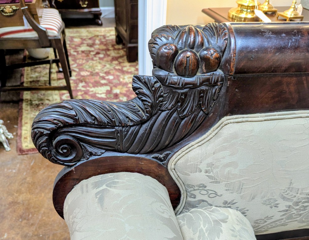 American Empire Sofa Attributed to Antoine Gabriel Quervelle American Empire Sofa Attributed to Antoine Gabriel Quervelle