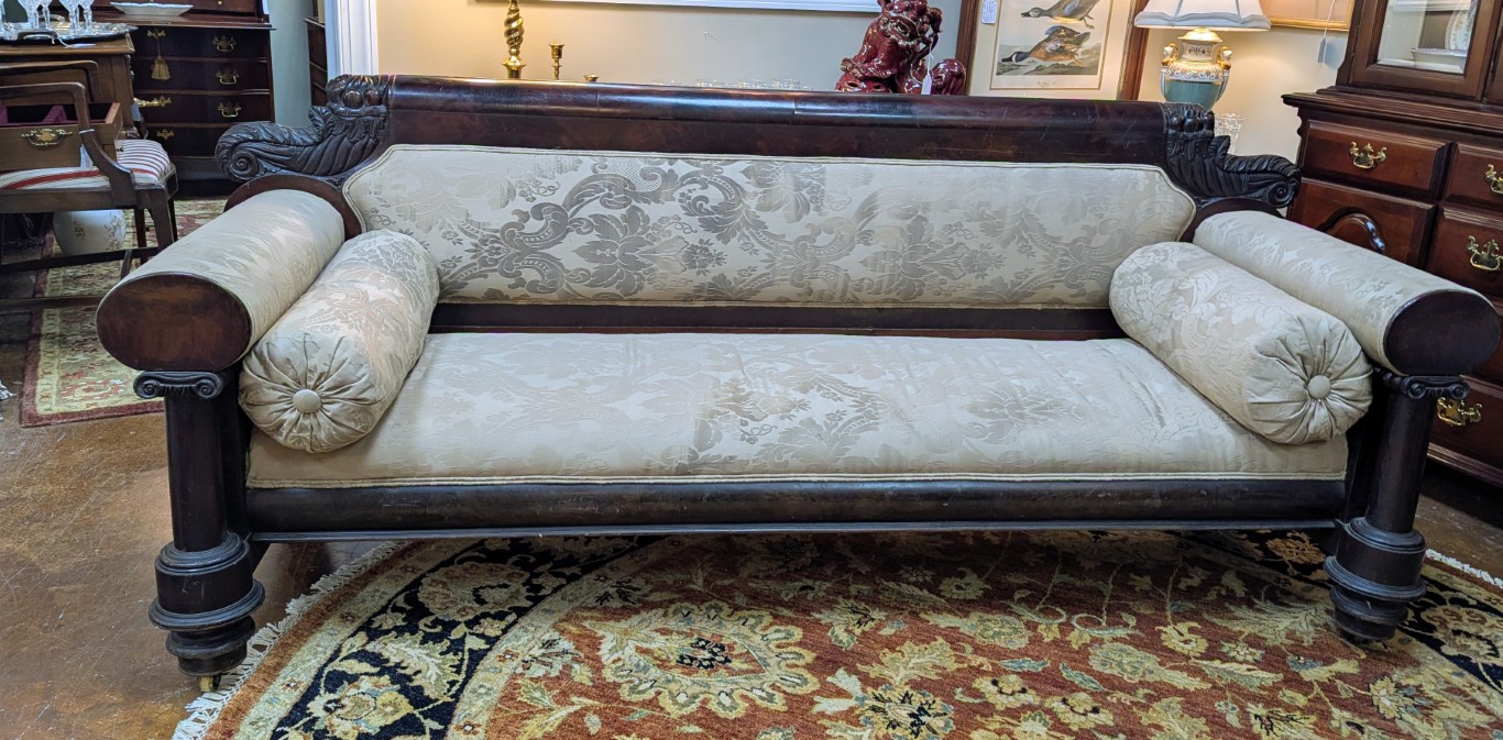 American Empire Sofa Attributed to Antoine Gabriel Quervelle American Empire Sofa Attributed to Antoine Gabriel Quervelle