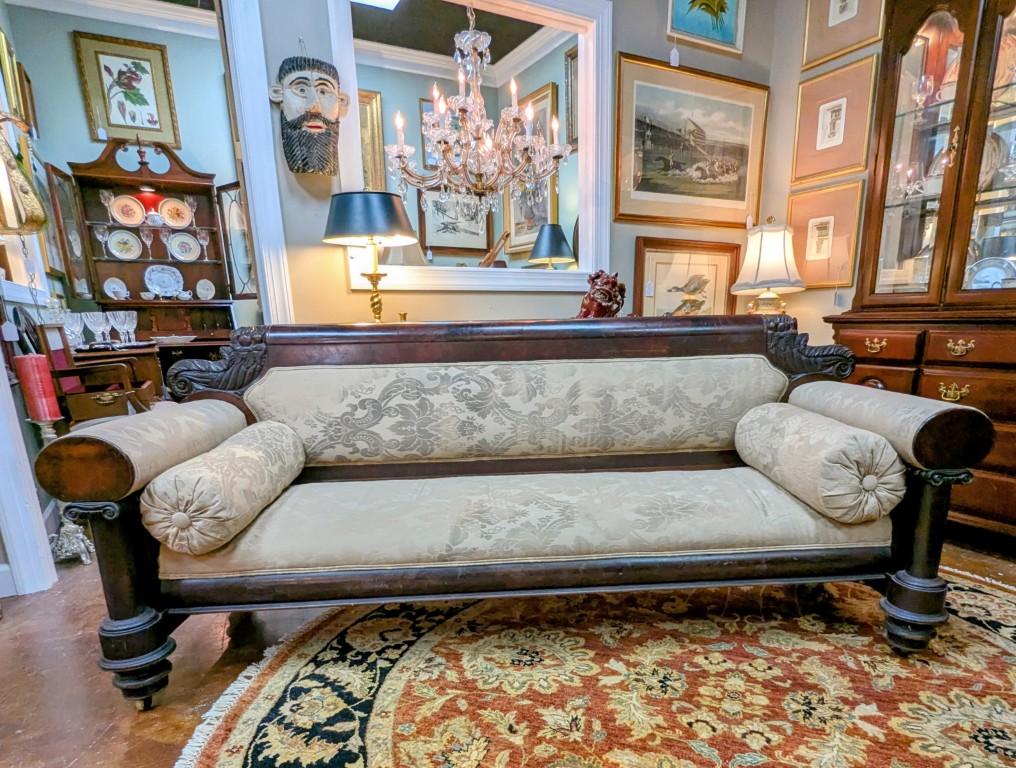 American Empire Sofa Attributed to Antoine Gabriel Quervelle American Empire Sofa Attributed to Antoine Gabriel Quervelle