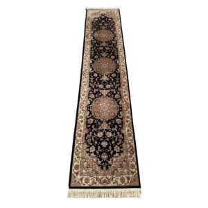 3x12 Hand-Knotted Persian Tabriz-Style Runner