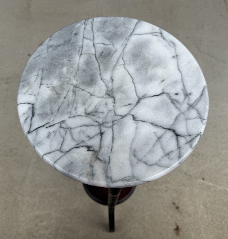 Vintage Marble-Top Barley Twist Pedestal/Plant Stand Vintage Marble-Top Barley Twist Pedestal/Plant Stand