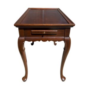 Ethan Allen Solid Cherry Queen Anne Tea Table