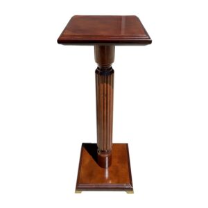 Bombay Cherry Finish Pedestal Plant Stand